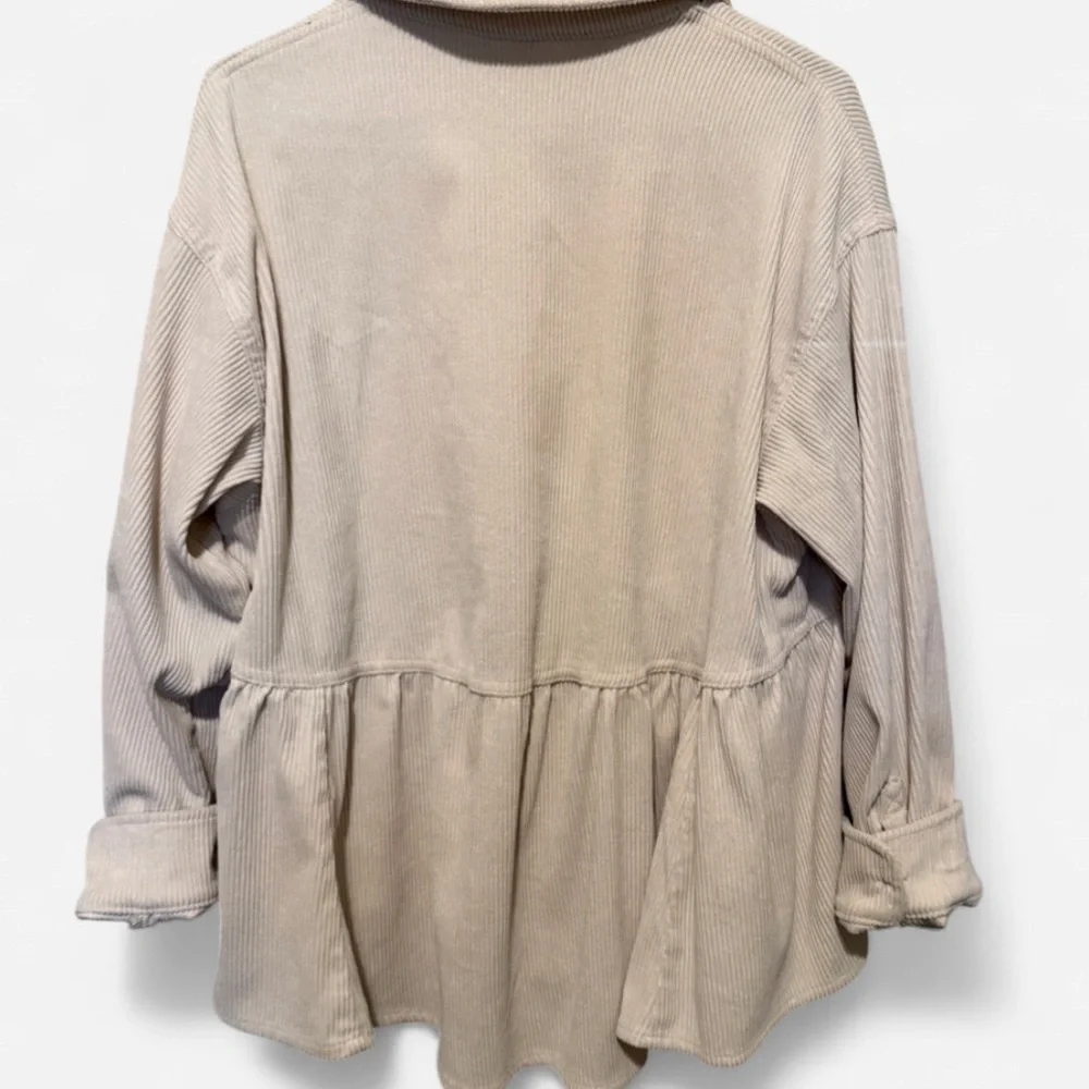 Corduroy Button-Up Shirt - Picture 2 of 2